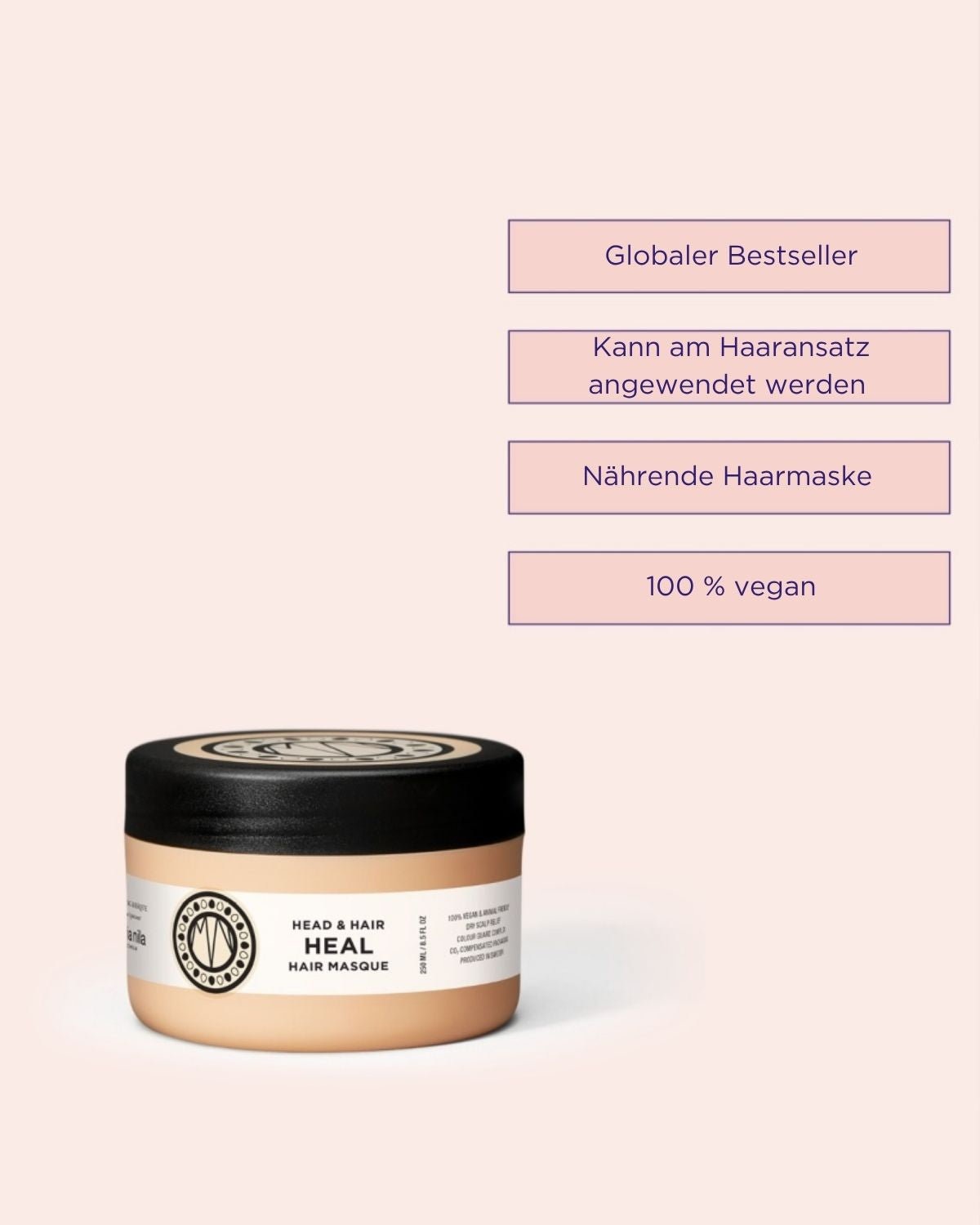 Head & Hair Heal Booster Masque, Eigenschaften